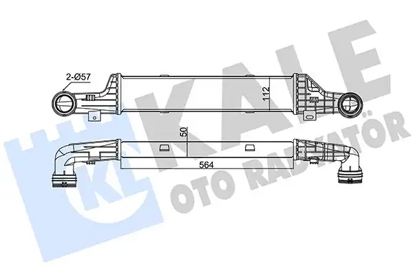 KALE 347300 | Turbo Radyatörü İntercooler Mercedes W210 S210 E200 E220 E270 CDI 1998 2002