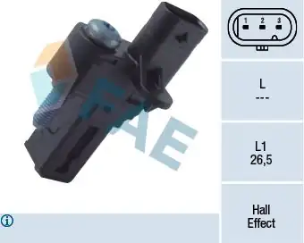 FAE 79287 | Sensör Krank Devir Mini R 55 56 57 58 59 N 12 14 Bmw N52 N53 N54 N55 N63 04