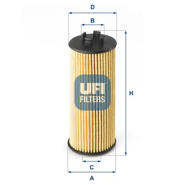 UFI 25-185-00 | Yağ Filtresi Bmw B 37 38 47 F 45 46 48 F 54 55 56 57