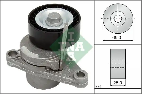 İna 534025010 V Kayışı Gergi Rulmanı Kütüklü Citroen C2 C3 C3 II C4 1 4 1 6 03 Peugeot P301 1 6vti 12