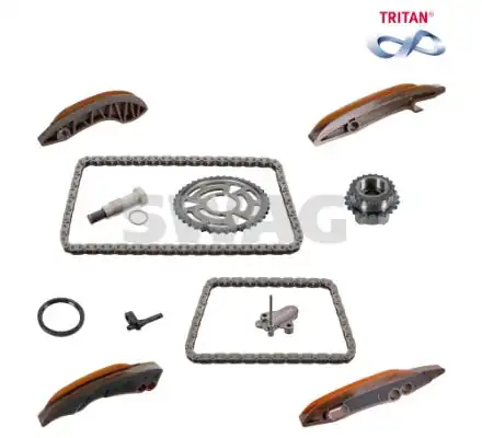 SWAG 33102022 | Eksantrik Zincir Seti Alt Üst Bmw B47 N47 D20 F10 F20 F30 G30 F40 F45 F32 F36 F25 F26 F15