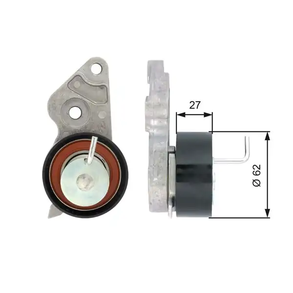 Gates T43127 Triger Gergi Rulmanı Ford Fiesta IV V Focus Focus II Fusion 1 4 1 6 16v