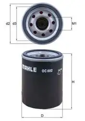 MAHLE OC602 | Yağ Filtresi Range Rover Sport Range Rover III S-Type Xf Xj Xk 02-15