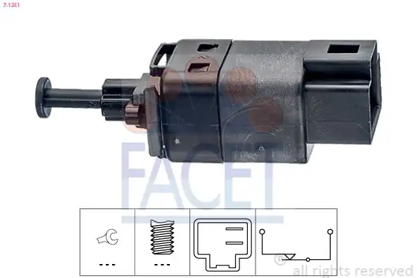 FACET 7-1251 | Fren Müşürü Aveo Kalos Lacetti 04 2 Fişli