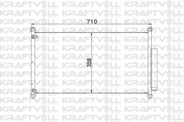 KRAFTVOLL 08060024 | Klima Radyatörü Honda Accord 2013 816753