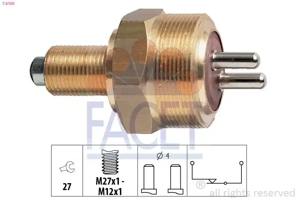 FACET 7-6100 | Geri Vites Müşürü V Class 638 2 97 03 Vito 638 97 03