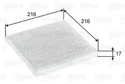 VALEO 698796 | Filtre Polen-(Toyota Yaris 99 / 05 1.3 / Camry 01 / Land Cruiser 01 /)