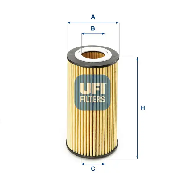UFI 25-154-00 | Yağ Filtresi Volvo S40 C30 V50 C70 V70 Xc70 S60 V60 Xc60 S80 V40 D3 D4 D5 09 13 797062