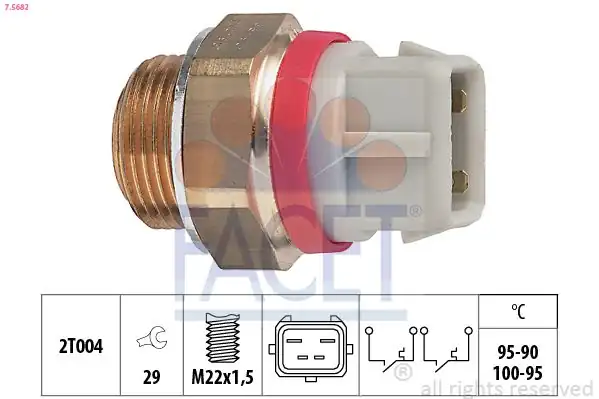 FACET 7-5682 | Fan Müşürü 95 90 Escort 1 3 1 8td 1 6 1 8 Mondeo 93 96 Orıon III 90 93 Scorpio 2 5 TD 94 98 Klimalı