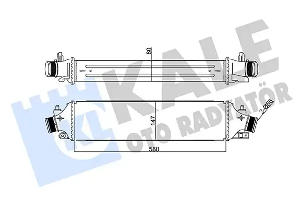 KALE 352415 | Alfa Romeo Giulietta 2 0 Jtdm İntercooler Turbo Radyatörü