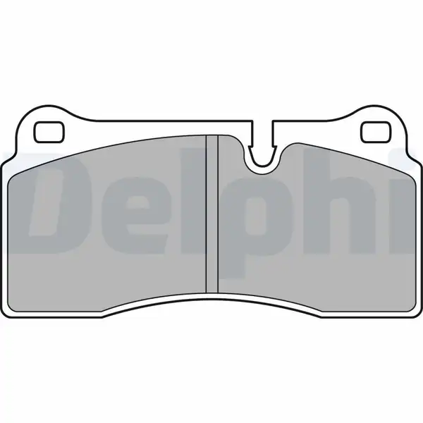 DELPHI LP2448 | Fren Balatası Arka Audi Q7 07 15 R8 07