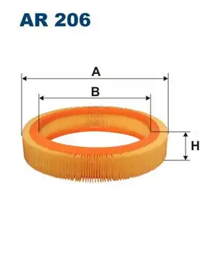 FILTRON AR206 | Hava Filtresi Ford Escort III 1 1 80 85 Fiesta II 1 0 1 1 83 89