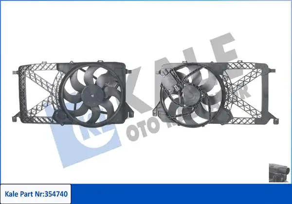 KALE 354740 | Ford Transit V347 V348 2 2 TDCI 2006 2014 Fan Motoru Davlumbazlı