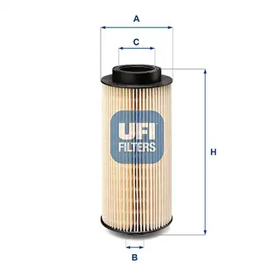 Ufi Filtre 26 150 00 Yakıt Filtresi Man Tgx 18 520 18540 26 540 26 580 26 640