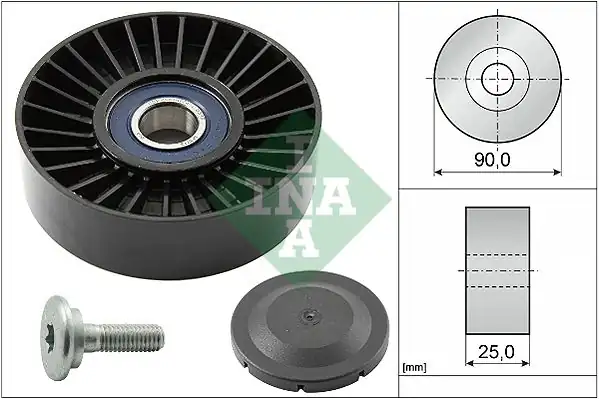 İna 532013810 V Kayış Avare Rulmanı Alfa 164 166 P306 Em 1 8 2 0 Xsı P605 2 0 Ulysse Marea 1 8 2 0 94 02 90mmxan