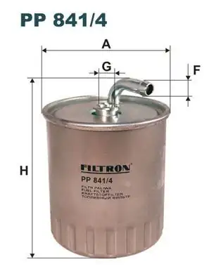 FILTRON PP841-4 | Yakıt Filtresi Mercedes W203 C209 S203 W463 Sprinter Vito Om611 612