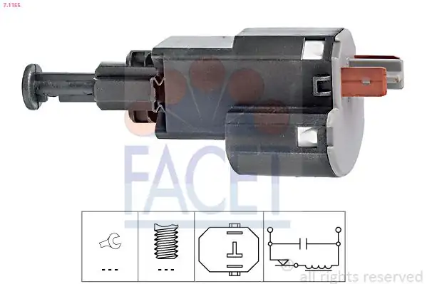 FACET 7-1155 | Fren Müşürü Opel Astra G Vectra B Zafira A 16 18 20