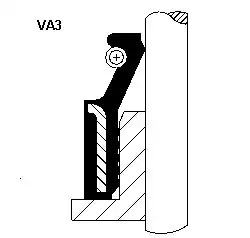 CORTECO 49472007 | Subap Lastiği 16V Mitsubishi L200 2.5 Di-D Carisma 1.8 GDI 96-15 | 100 Adet