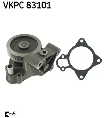 SKF VKPC83101 | Devirdaim Su Pompası Peugeot Boxer Citroen Jumper Fiat Ducato 3 0 Hdi JTD 06