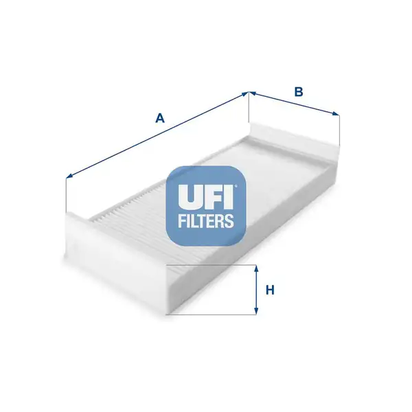 Ufi Filtre 53 165 00 Polen Filtresi Karbonsuz Man Tgx Tgs D2066 D2676 07 Tga D2066 D2866 D2876 00 Fortuna D2866 D2876