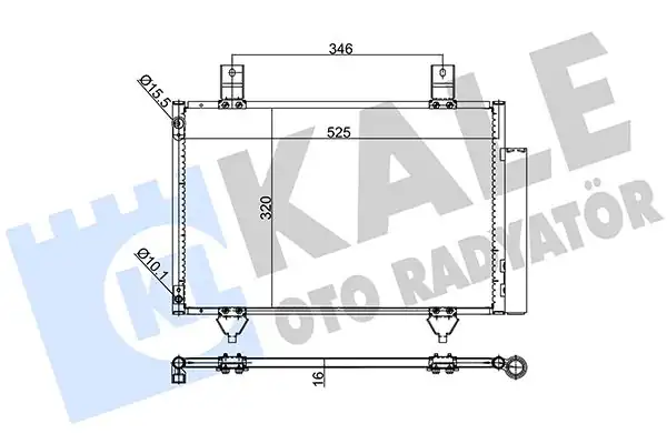 KALE 394000 | Klima Radyatörü Suzuki Swift 05 12 1 3 1 6