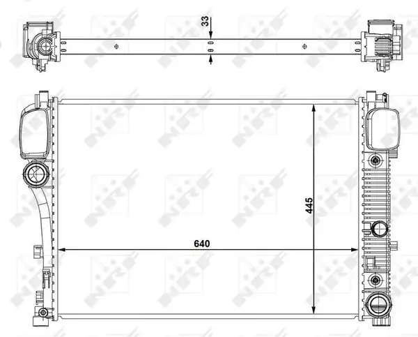 NRF 53839 | Motor Su Radyatörü S Class W221 06 13 C216 06 13 868262