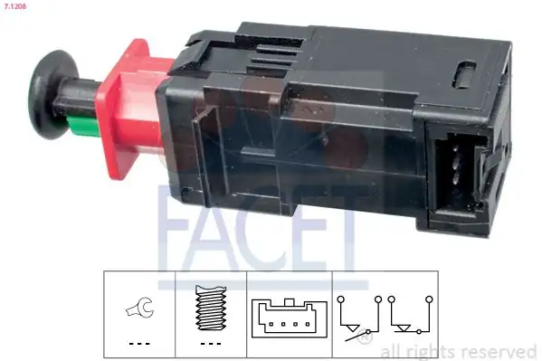 FACET 7-1208 | Fren Müşürü Opel Nemo Fiorino Punto Bipper Astra H Corsa D Vectra C Zafira 1 3d 1 4 1 4hdi 1 6 1 8 05