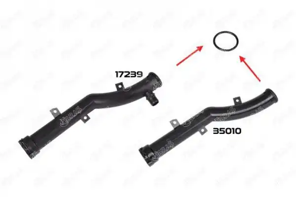 IBRAS 17194 | Devirdaim Boru Contası 207 208 2008 308 3008 508 5008 Partner Tepe C3 C4 Ds3 Ds4 Mini Cooper 1 4 16