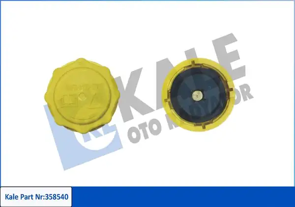 KALE 358540 | Genleşme Tankı Kapağı (Ford Courıer Connect 02-Escort 95 -) 1.2 Bar Sarı Kapak