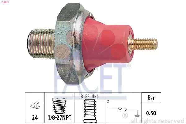 FACET 7-0031 | Yağ Müşürü Orjinal Tip Ford T15 T12 Mınubus 91 01