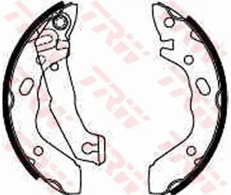 TRW GS8568 | Arka Fren Balatası Pabuç Kampana Geniş Tip Hyundai Hyundai Accent 1 3 1 5 1 6 2000 2005 Excel 1990 1994