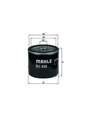 MAHLE OC458 | Yağ Filtresi Bravo 07=-Doblo 05=-1.9 Multijet Marea 1.9 JTD 01=-Stilo 1.9 JTD Multijet 03= -