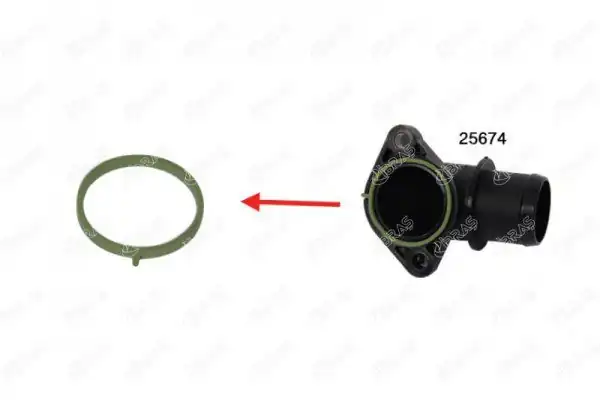 IBRAS 25676 | Turbo Borusu Contası Ok Ile Gosterilen Conta Nissan Qashqai Qashqai 2 İ J10 Nj10 Jj10e 5 Adet