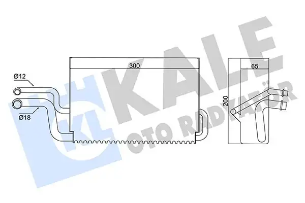 Kale Radyatör 359870 Buharlastirici Evaparator Man Tgs Tgx Euro 6