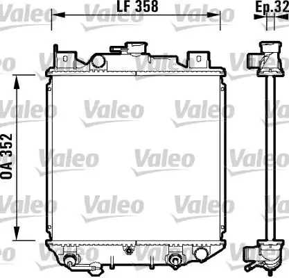 Valeo 734203 Motor Su Radyatörü Suzuki Swift II Otomatik 90 94