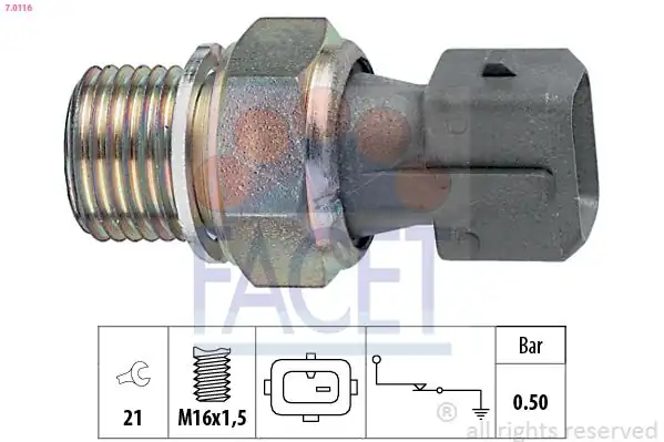 FACET 7-0116 | Yağ Müşürü Micra Mazda 3 206 Partner Berlingo 307 308 607 Fiesta Focus II Mondeo Galaxy