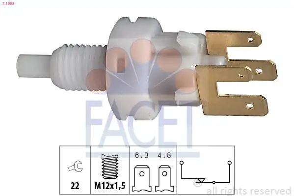 FACET 7-1083 | Fren Lamba Müşürü Corsa B Tigra A