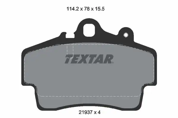 TEXTAR 2193702 | Fren Balatası Porsche Boxster Cayman Ön 2 7 2 9