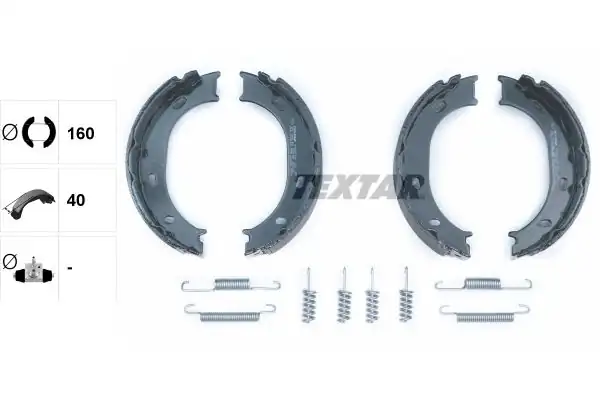 TEXTAR 91055100 | El Fren Balatası Spr 312 LT 35 Yaylı