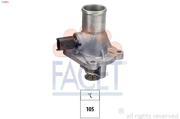 FACET 78861 | Termostat Opel Astra J Mokka Insignia A 10 A16xer A18xer 1889618