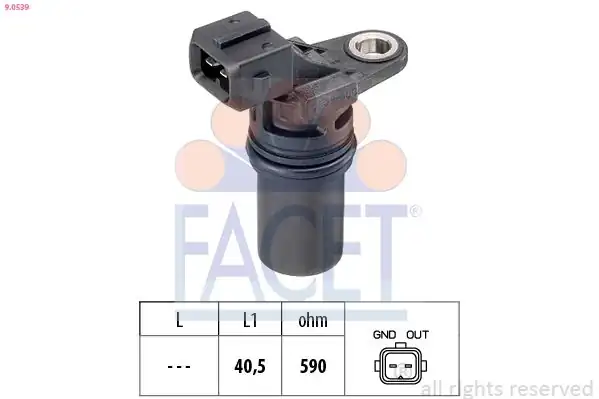 FACET 90539 | Krank Sensörü Renault Clio III Trafic II Master II III 02 1 2 1 5 1 6 2 0 2 3 dCi