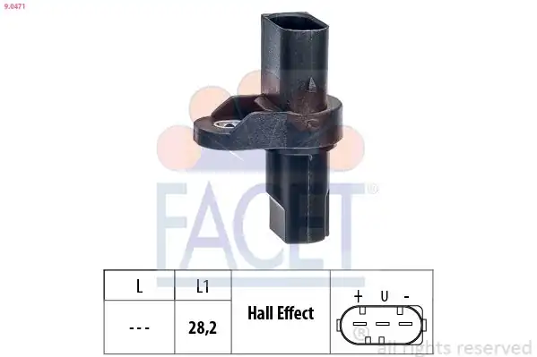 FACET 90471 | Eksantrik Mil Sensörü Bmw E81 E87 E36 E46 E90 E39 E60 1889487
