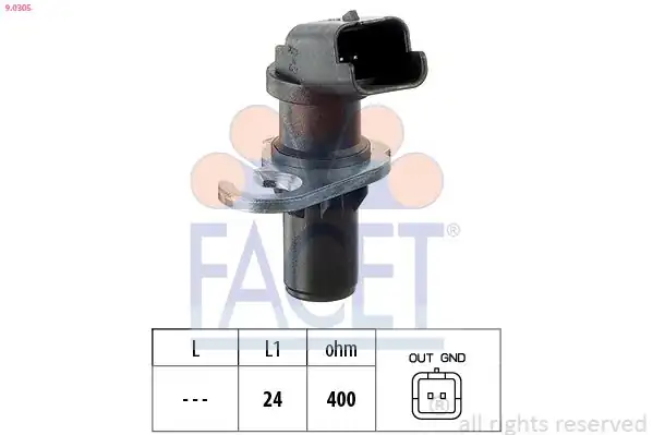 FACET 90305 | Volant Sensörü Peugeot 307 Partner 206 308 Berlingo II Xsara C4 Ds4 Be4r