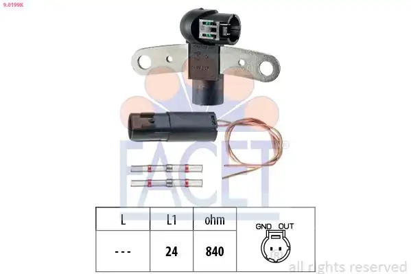 FACET 90199K | Krank Mil Sensörü Renault Clio II Megane 1 5 dCi Nissan Micra III