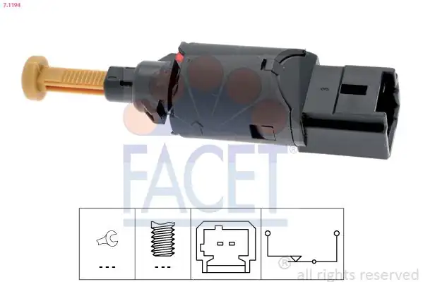 FACET 71194 | Fren Stop Müşürü Peugeot Partner 206 307 Xsara Berlingo II 1 4 1 6 1 9 Hdi