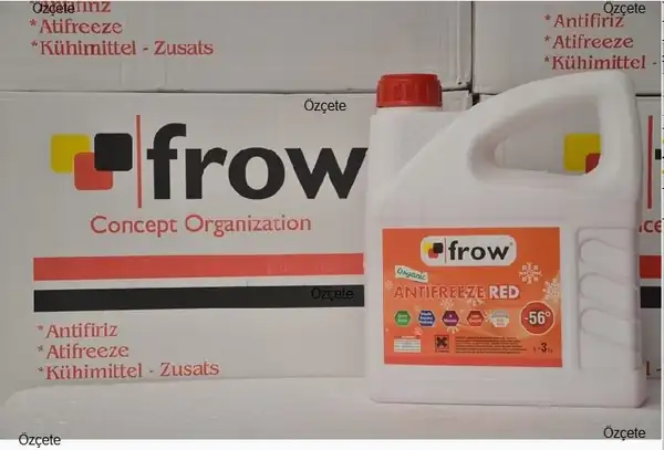 FROW KIMYASAL 9503500025 | Antifiriz Kırmızı 3 LT 56 Derece 6 Lik
