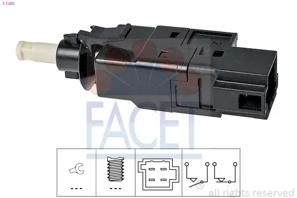 FACET 71260 | Fren Lamba Sensörü Mercedes W168 W245 W203 C129 W1169 W163 Sprinter