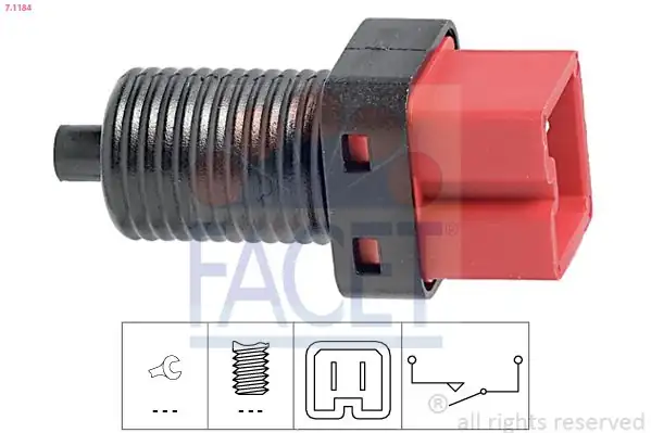 FACET 71184 | Fren Pedal Musir Citroen C5