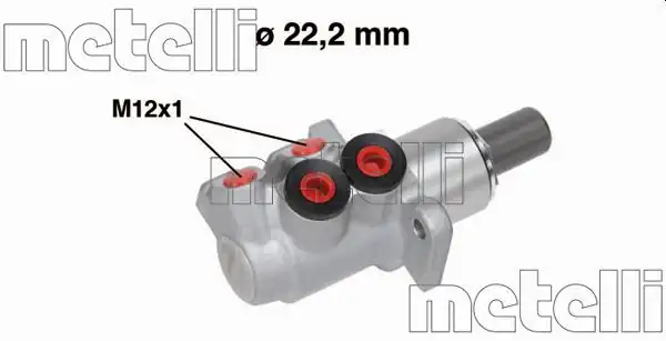 METELLİ 05-0673 | Ana Merkez Alüminyum ABS li Esp Fiat Punto 1 3 JTD 2003 2005