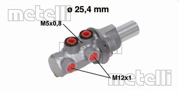 METELLİ 05-0754 | Ana Merkez Alüminyum ABS Ford Transit V347 2 2 2 4 3 2tdci 06 14